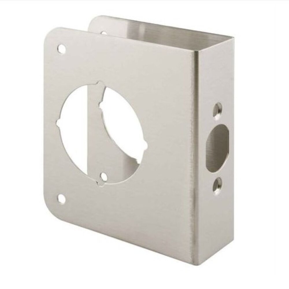 Prime-Line U9589 2-3/8" - 1-3/8" Stainless Steel Lock & Door Reinforce